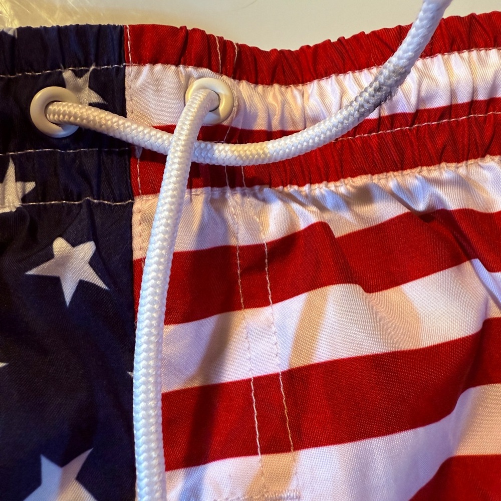 Patriotic Star and Stripe Boys Swim Shorts - Picture 5 of 13